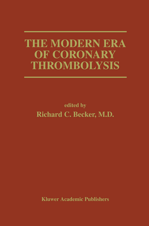 The Modern Era of Coronary Thrombolysis - 