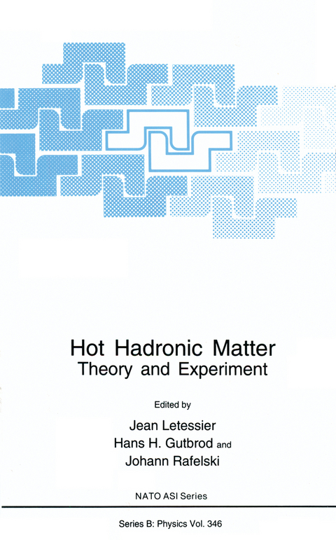 Hot Hadronic Matter - 