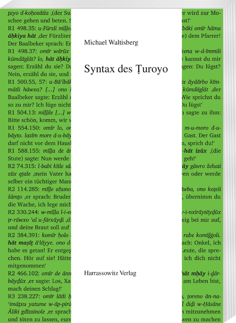 Syntax des Ṭuroyo - Michael Waltisberg