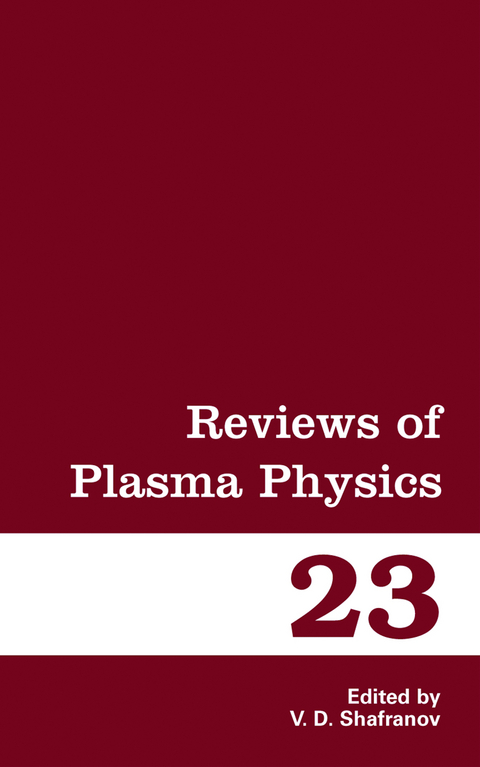 Reviews of Plasma Physics - 