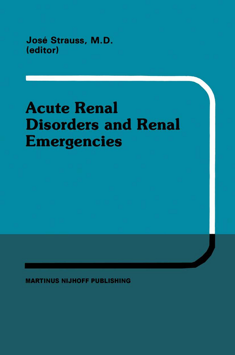 Acute Renal Disorders and Renal Emergencies - 