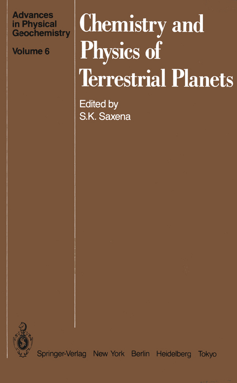 Chemistry and Physics of Terrestrial Planets - 