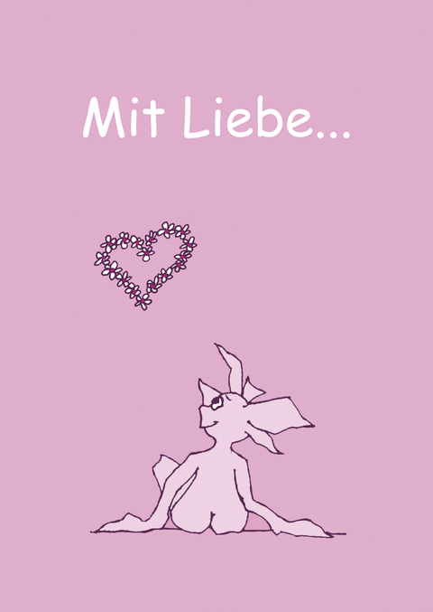 Postkarte "Mit Liebe..." - Manja Wöhr