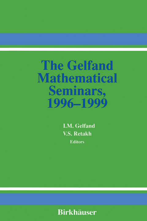 The Gelfand Mathematical Seminars, 1996–1999 - 