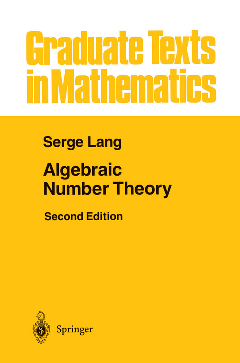 Algebraic Number Theory - Serge Lang