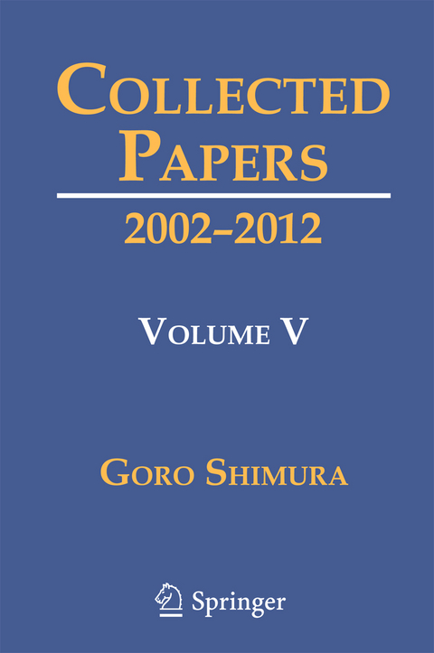 Collected Papers V - Goro Shimura