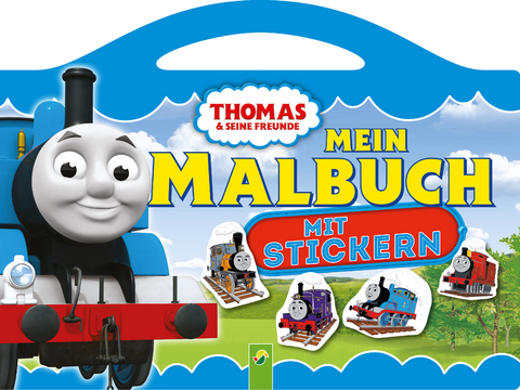 Thomas & seine Freunde - Mein Malbuch mit Stickern