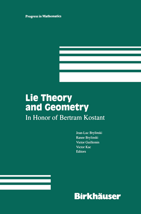 Lie Theory and Geometry - 