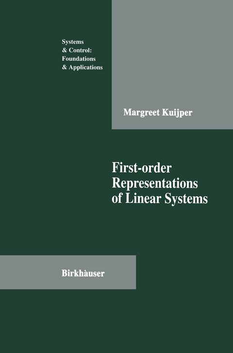 First-order Representations of Linear Systems - Margreet Kuijper