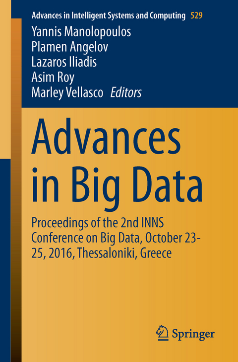 Advances in Big Data - 