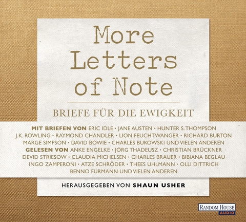 More Letters of Note - 