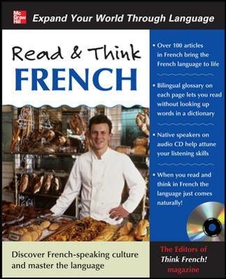 Read & Think French with Audio CD -  The Editors Of Think French! Magazine