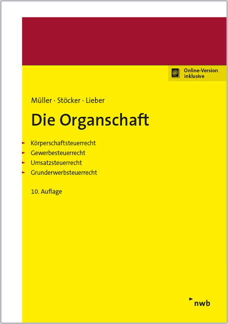 Die Organschaft - Thomas Müller, Ernst-Erhard Stöcker, Bettina Lieber