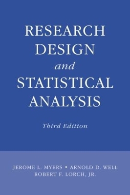 Research Design and Statistical Analysis - Jerome L. Myers, Arnold D. Well, Robert F. Lorch Jr