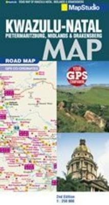 Road map KwaZulu-Natal -  Map Studio