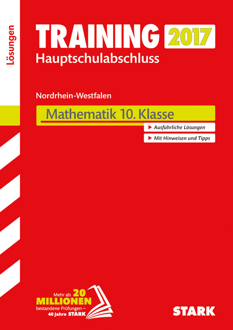 Training Zentrale Prüfung Hauptschule Typ B NRW - Mathematik Lösungen