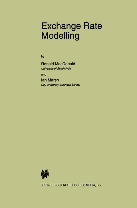 Exchange Rate Modelling - Ronald MacDonald, Ian Marsh