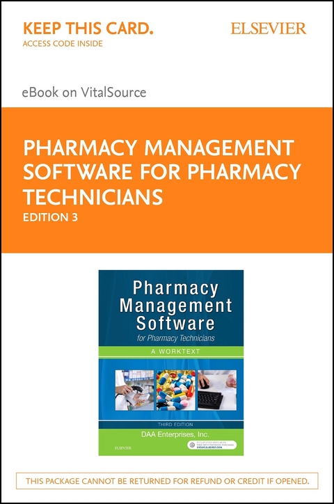 Pharmacy Management Software for Pharmacy Technicians: A Worktext - E-Book -  Inc. DAA Enterprises