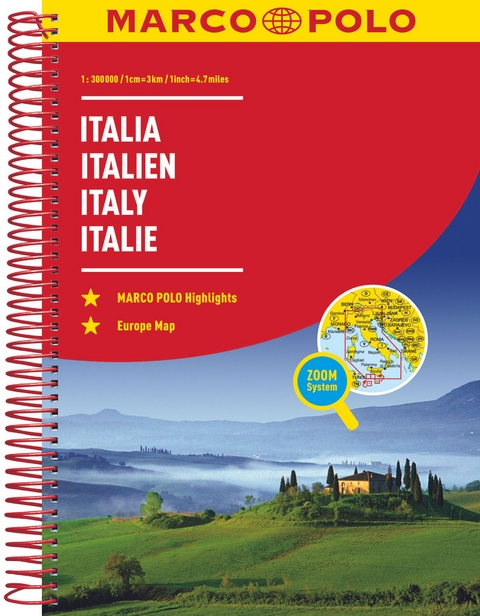 MARCO POLO Reiseatlas Italien 1:300.000