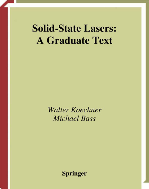 Solid-State Lasers - Walter Koechner, Michael Bass
