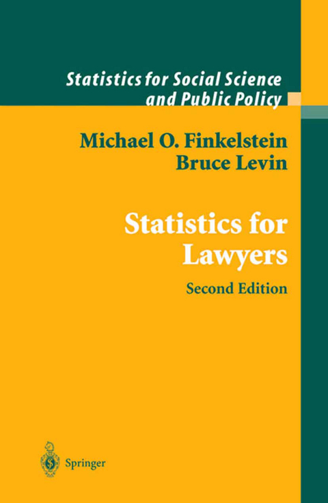 Statistics for Lawyers - Michael O. Finkelstein, Bruce Levin