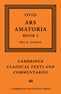 Ovid: Ars Amatoria, Book III -  Ovid