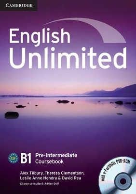 English Unlimited Pre-intermediate Coursebook with e-Portfolio - Alex Tilbury, Theresa Clementson, Leslie Anne Hendra, David Rea