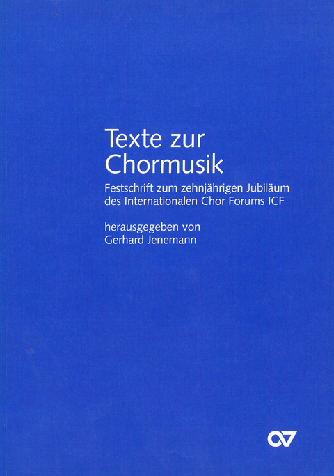 Texte zur Chormusik - 