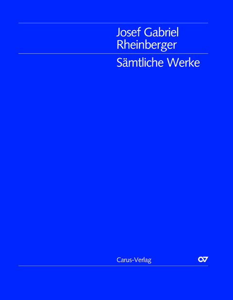 Josef Gabriel Rheinberger / Sämtliche Werke: Bearbeitungen eigener Werke III für Klavier zu vier Händen: Orgelkonzerte und Stücke für Orgel - 