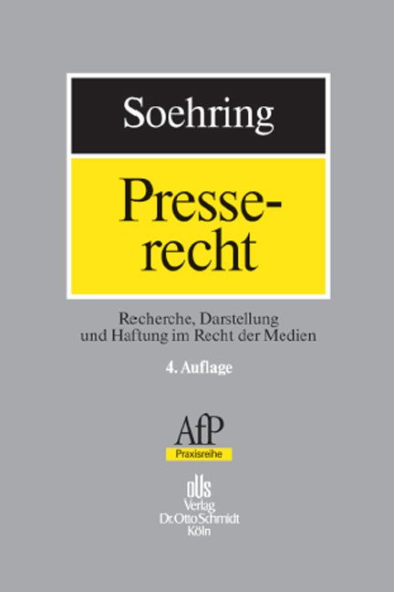 Presserecht - Jörg Soehring