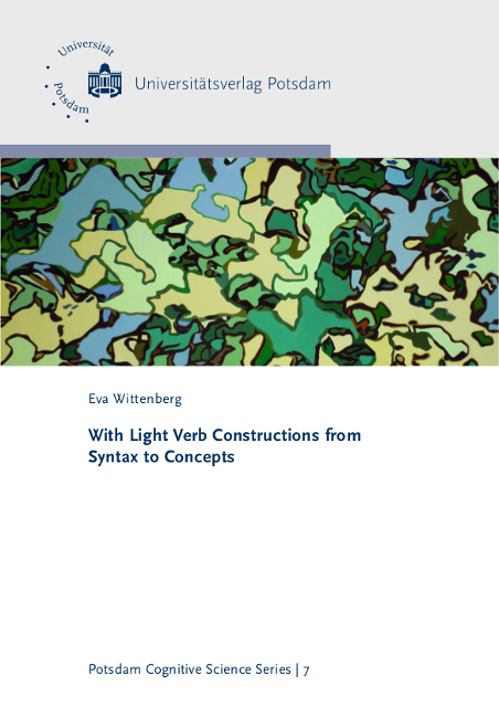 With Light Verb Constructions from Syntax to Concepts - Eva Wittenberg