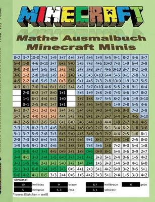 Minecraft Mathe Ausmalbuch - Minecraft Minis