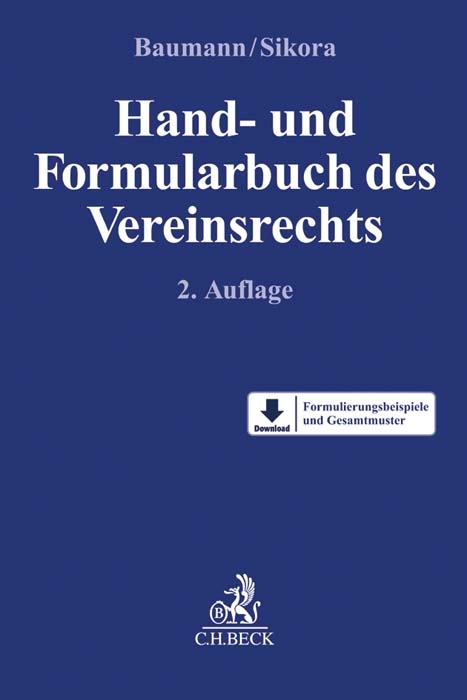 Hand- und Formularbuch des Vereinsrechts - 