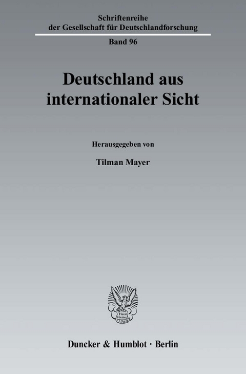 Deutschland aus internationaler Sicht. - 