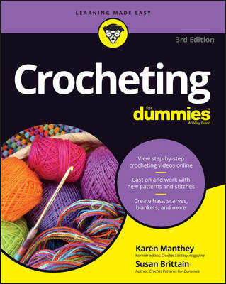 Crocheting For Dummies with Online Videos - Karen Manthey, Susan Brittain
