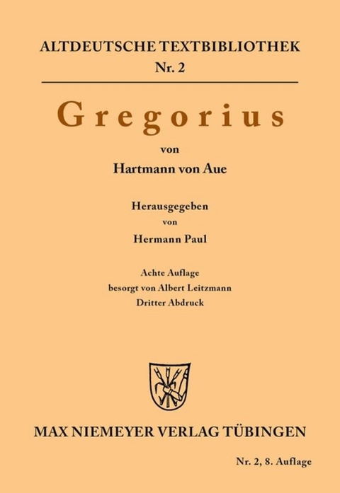 Gregorius -  Hartmann von Aue