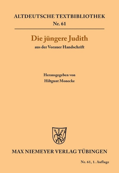 Die jüngere Judith aus der Vorauer Handschrift - 