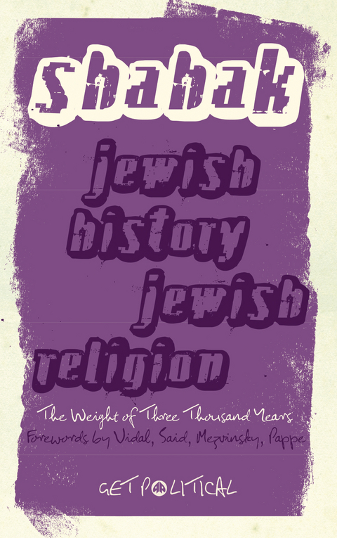 Jewish History, Jewish Religion -  Israel Shahak