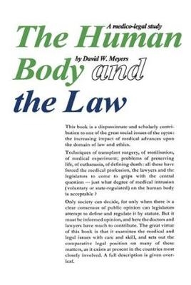 Human Body and the Law -  Robert Maynard Hutchins