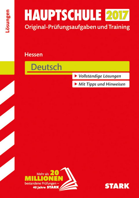 Abschlussprüfung Hauptschule Hessen - Deutsch Lösungsheft