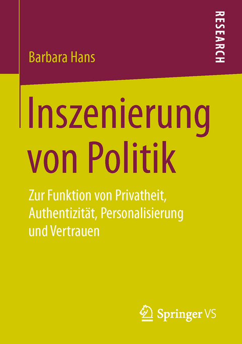 Inszenierung von Politik - Barbara Hans