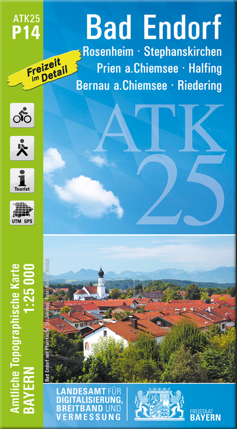 ATK25-P14 Bad Endorf (Amtliche Topographische Karte 1:25000)