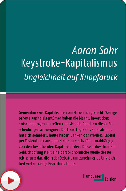 Keystroke-Kapitalismus - Aaron Sahr