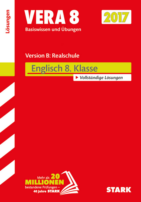 VERA 8 Realschule - Englisch Lösungen