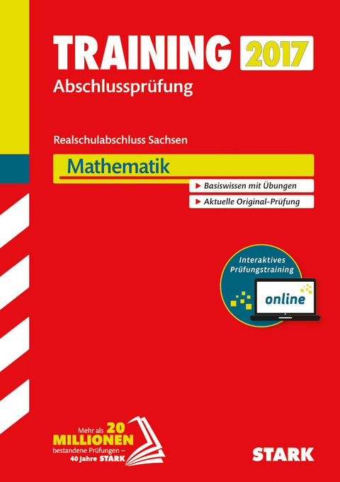 Training Abschlussprüfung Realschule Mathematik Sachsen inkl. Online-Prüfungstraining