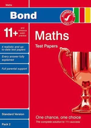 Bond 11+ Test Papers Maths Standard Pack 2 - Sarah Lindsay