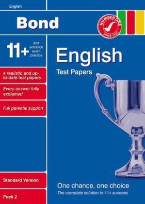 Bond 11+ Test Papers English Standard Pack 2 - Sarah Lindsay