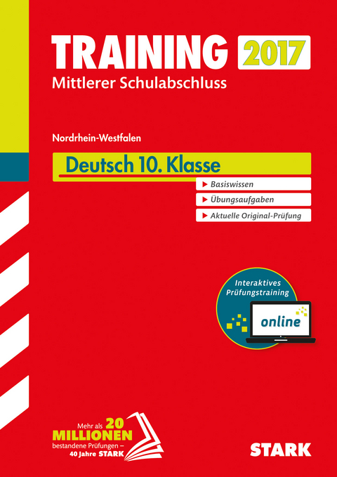 Training Zentrale Prüfung Realschule / Hauptschule Typ B NRW - Deutsch inkl. Online-Prüfungstraining