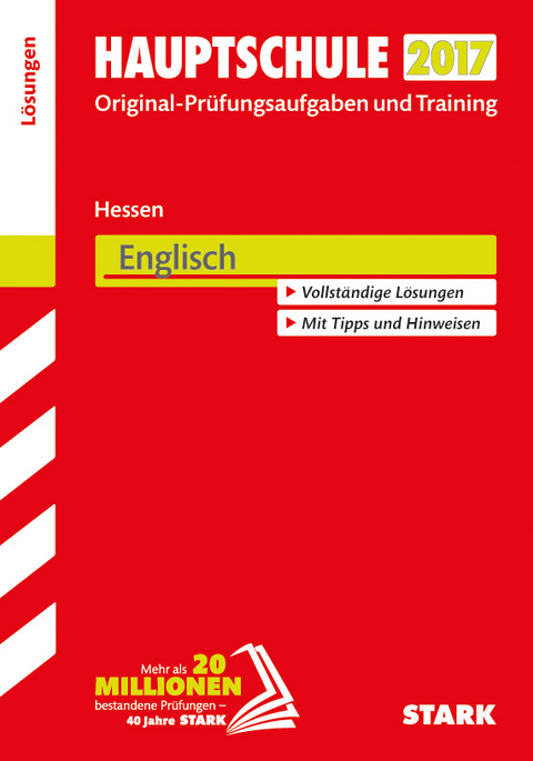 Abschlussprüfung Hauptschule Hessen - Englisch Lösungsheft