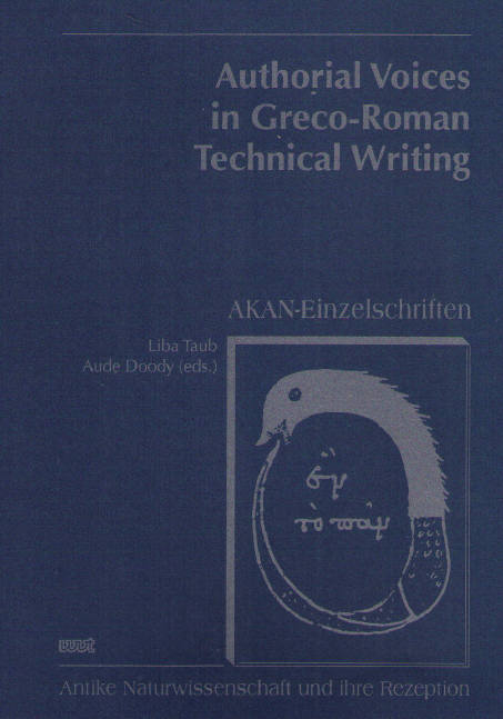 Authorial Voices in Greco-Roman Technical Writing - 